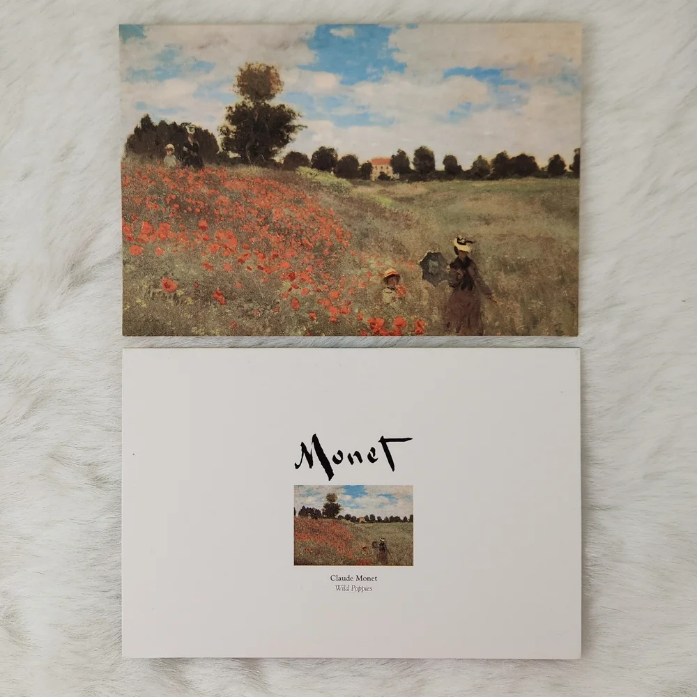 The Monet Desk Set, 20 Monet Cards, Stationery, envelopes & pen, ENGLAND, '98